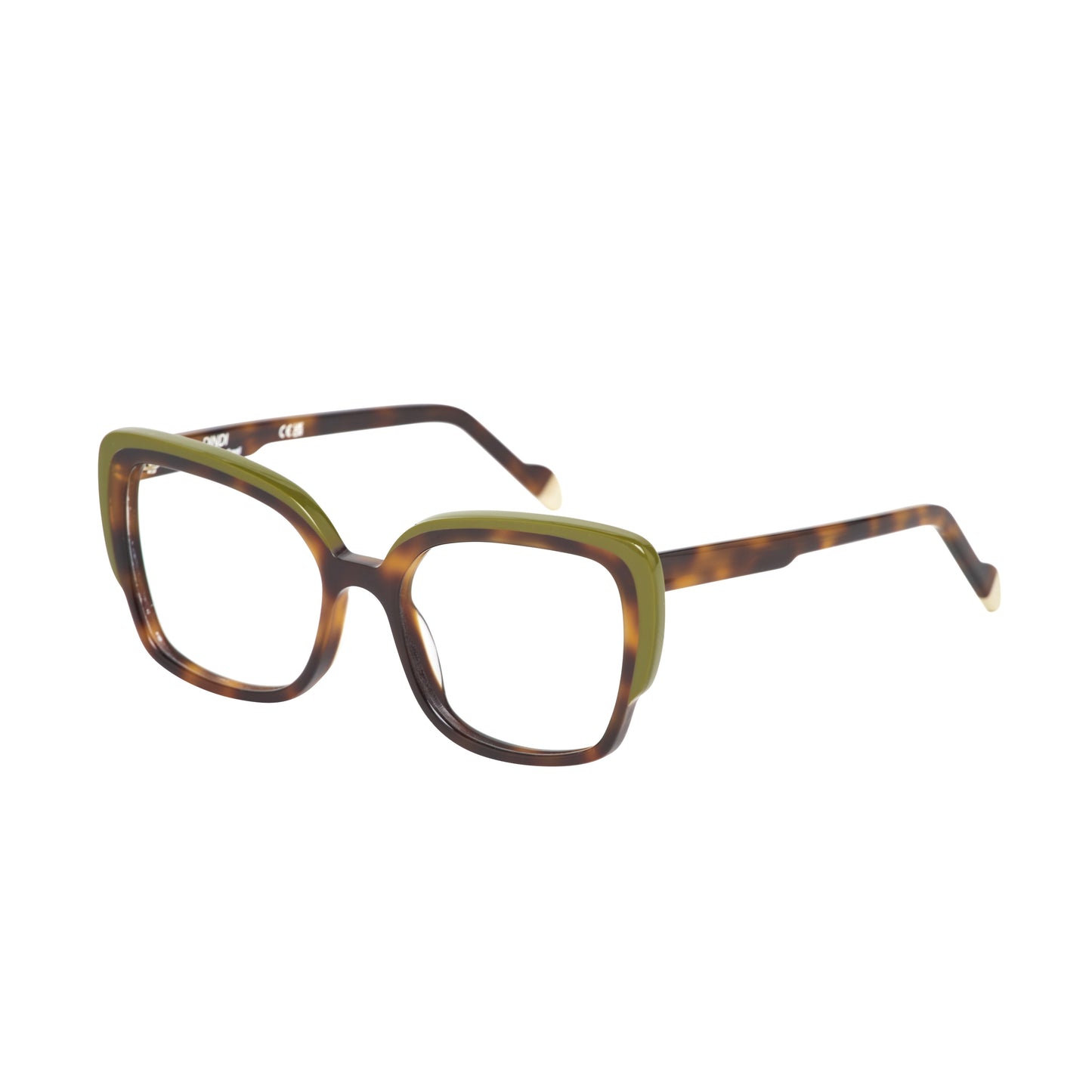 515 - Havana Marrom Escuro com Verde Oliva