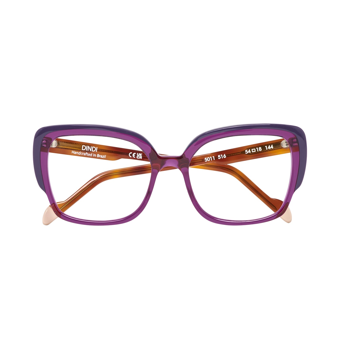 516 - Magenta Transparente com Roxo Escuro