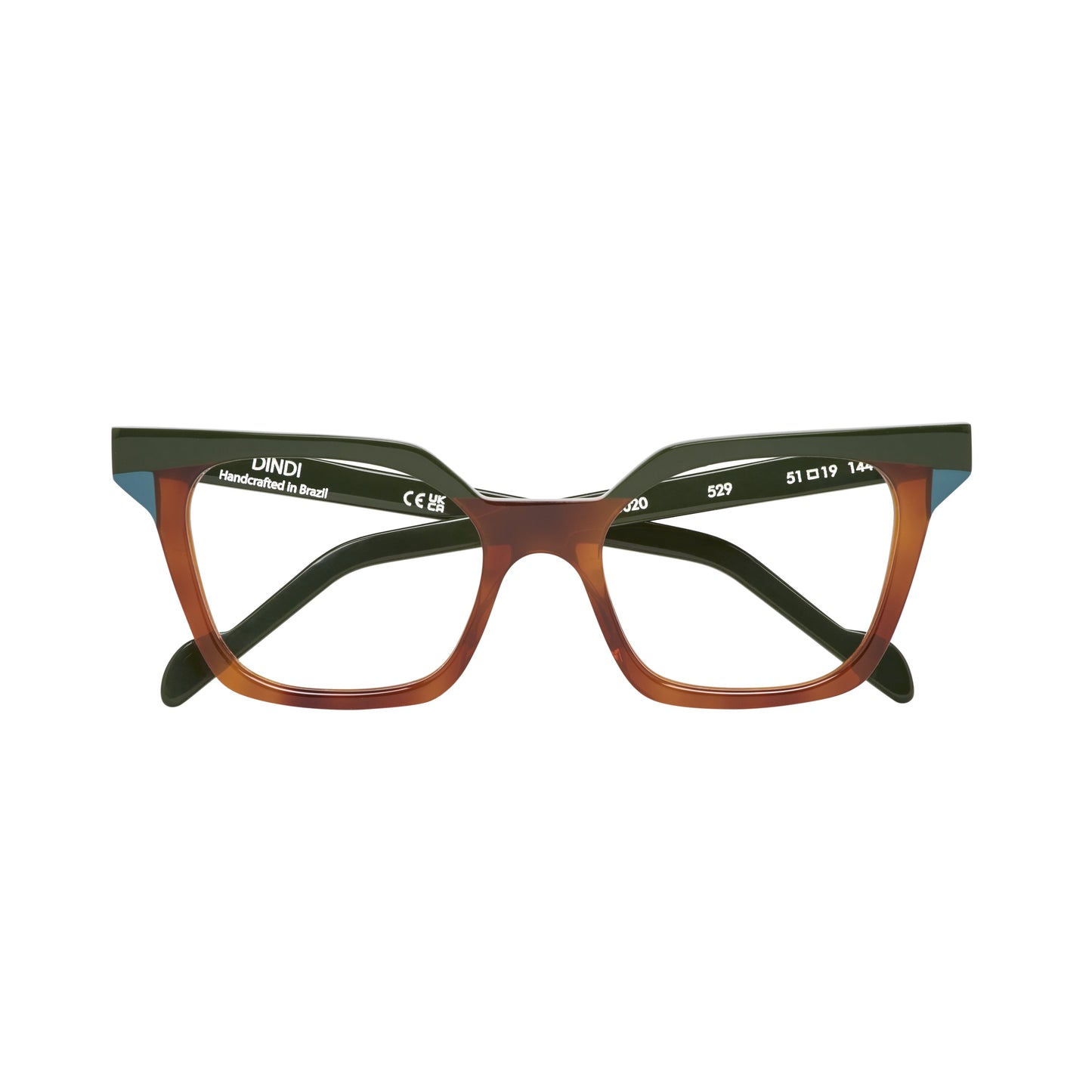 529 - Havana Marrom Claro com Verde Militar