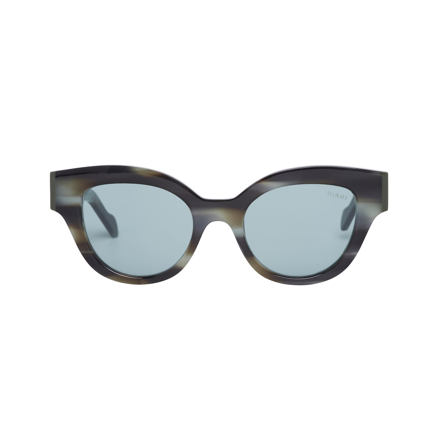 500 - Fantasia Azul Ondas com Verde Militar