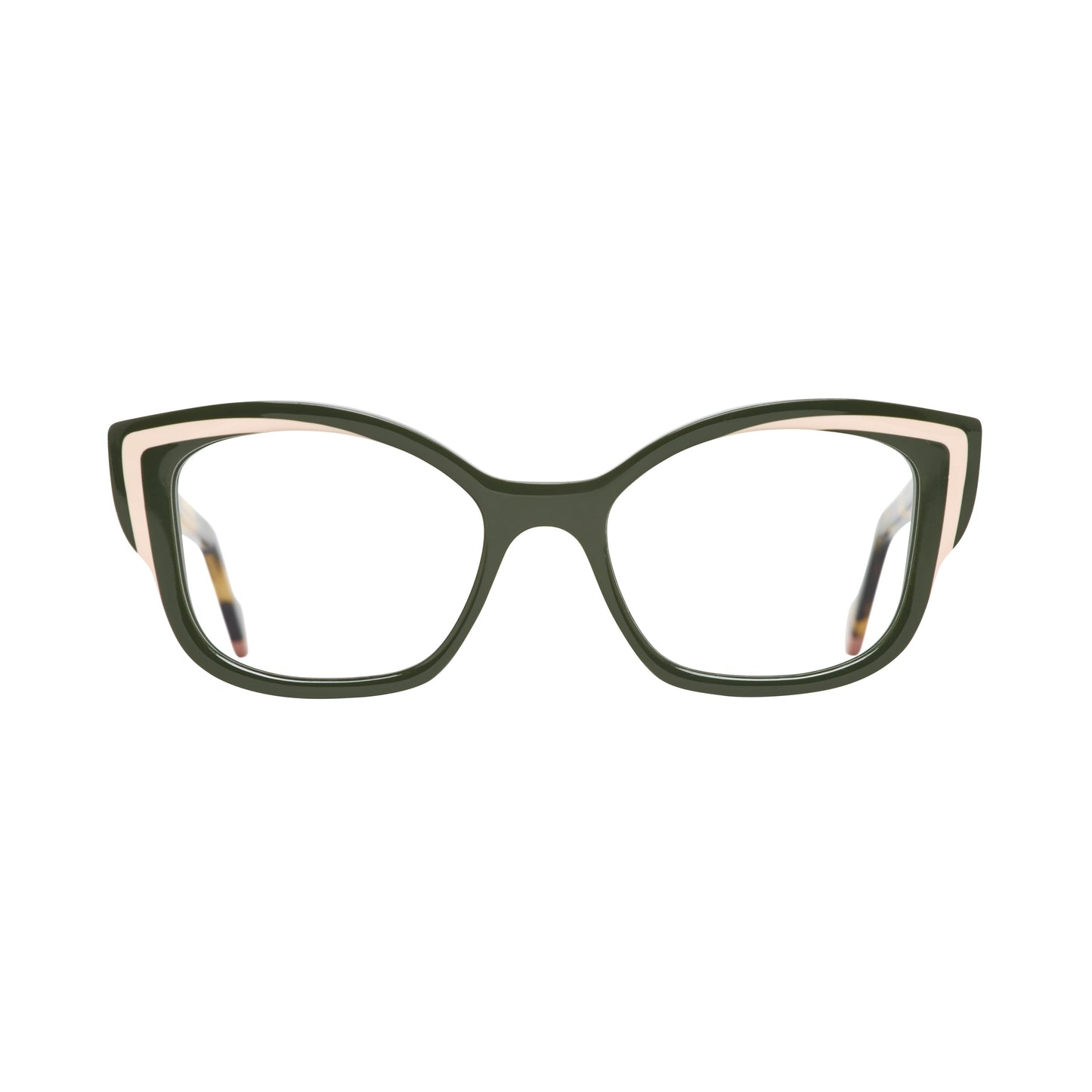 520 - Verde Militar com Rosa Blush