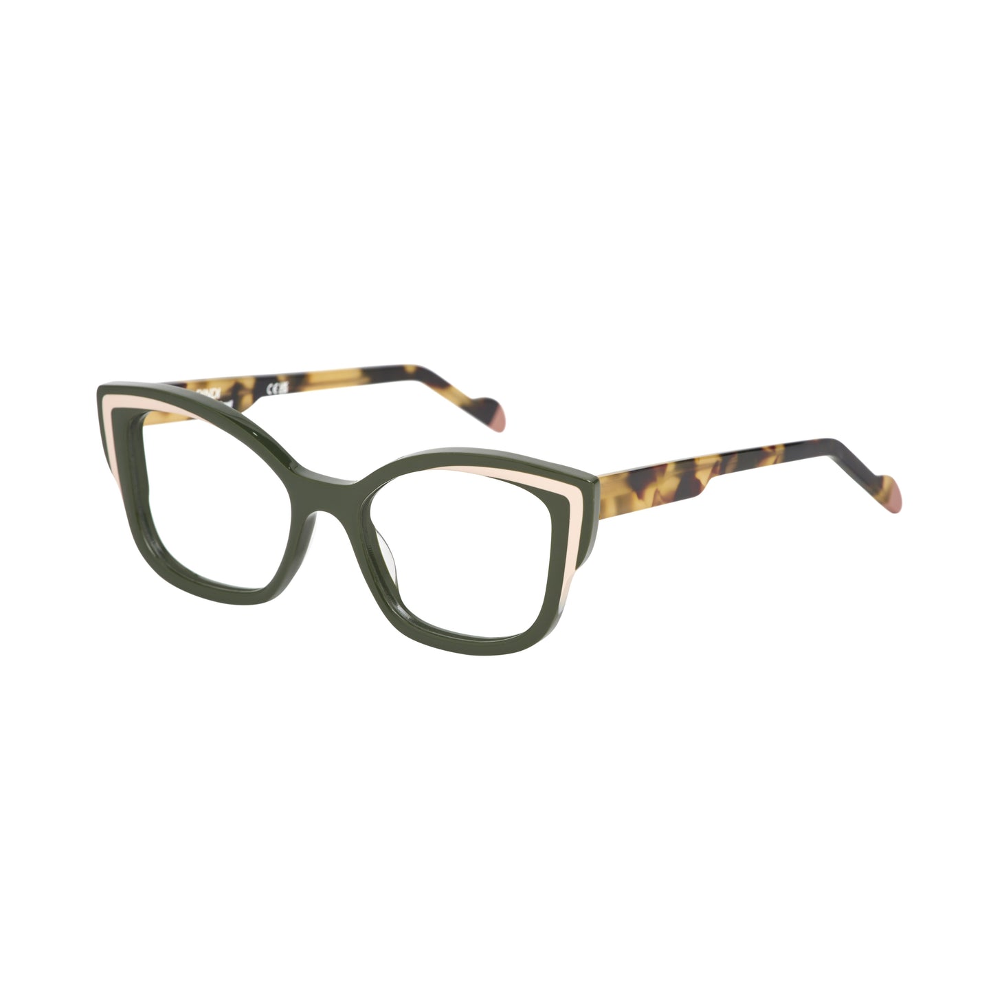 520 - Verde Militar com Rosa Blush