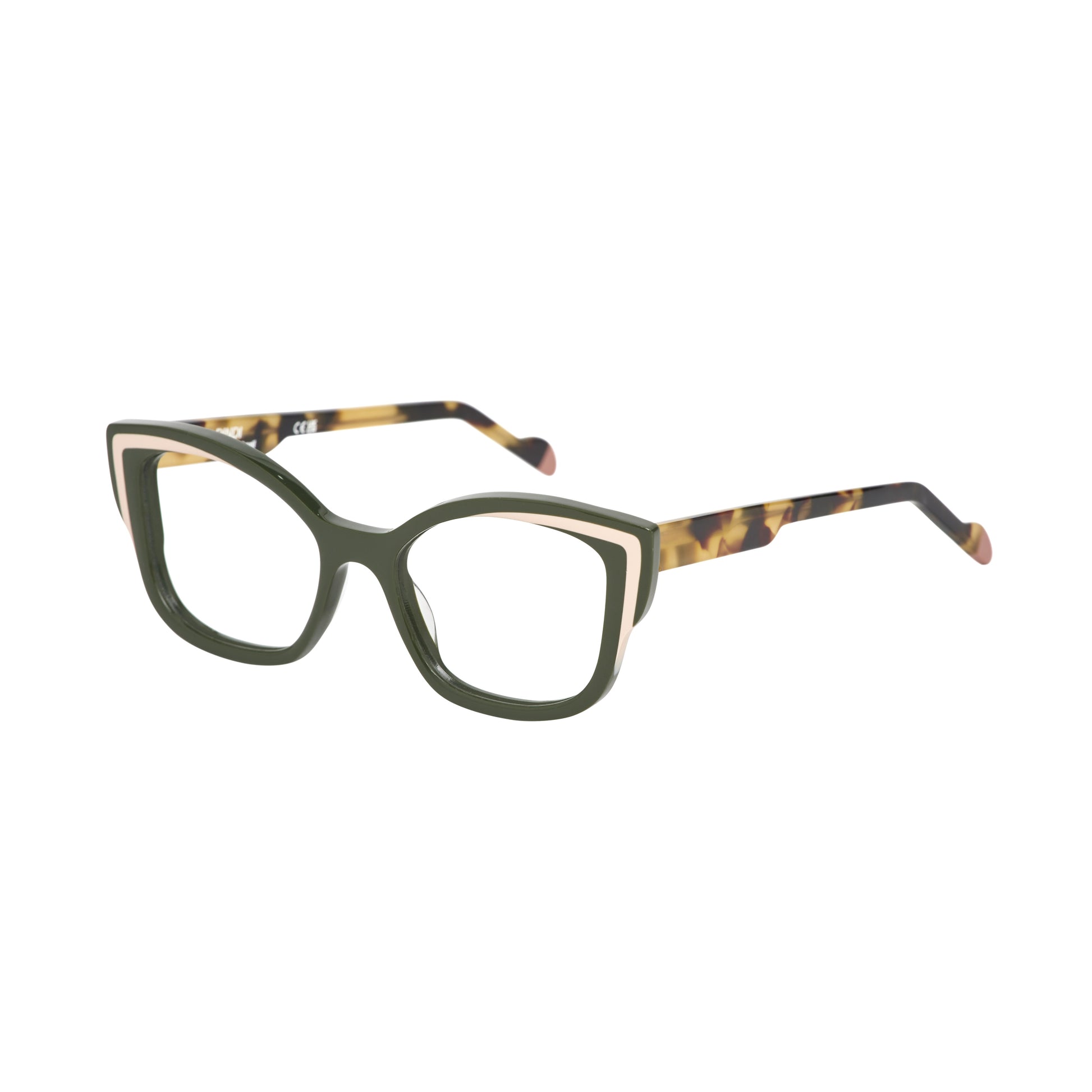 520 - Verde Militar com Rosa Blush