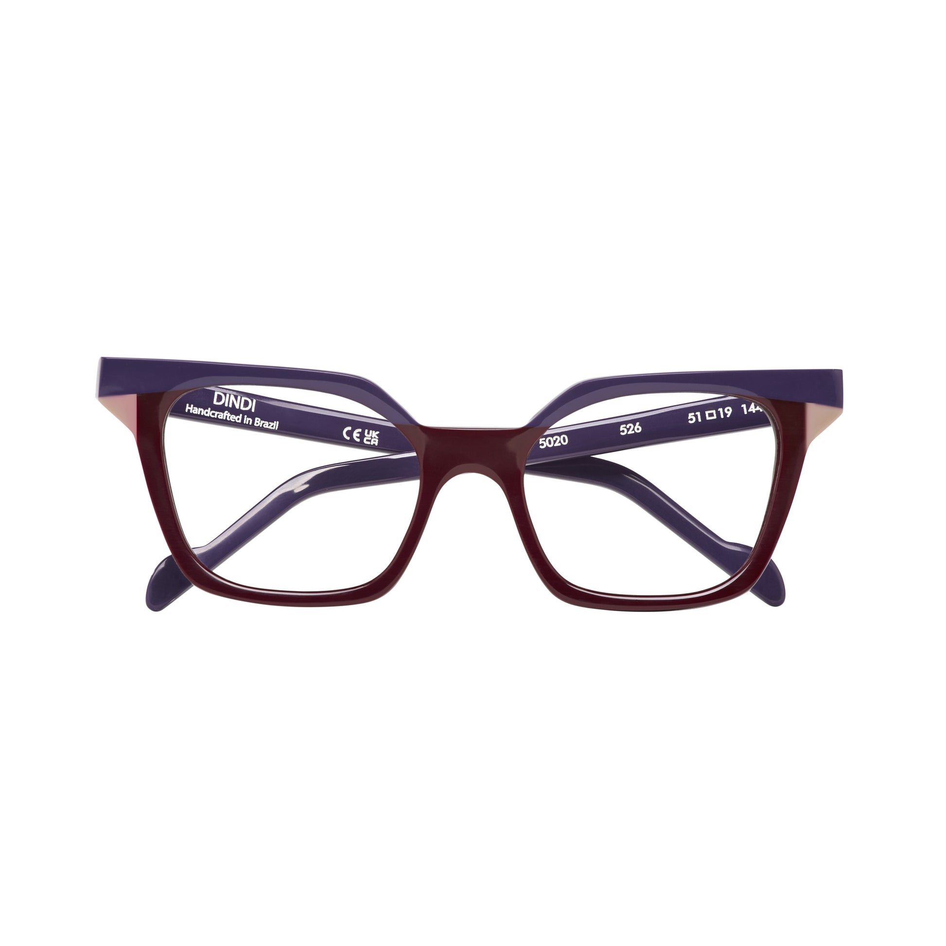526 - Vermelho Bordeaux com Roxo Escuro