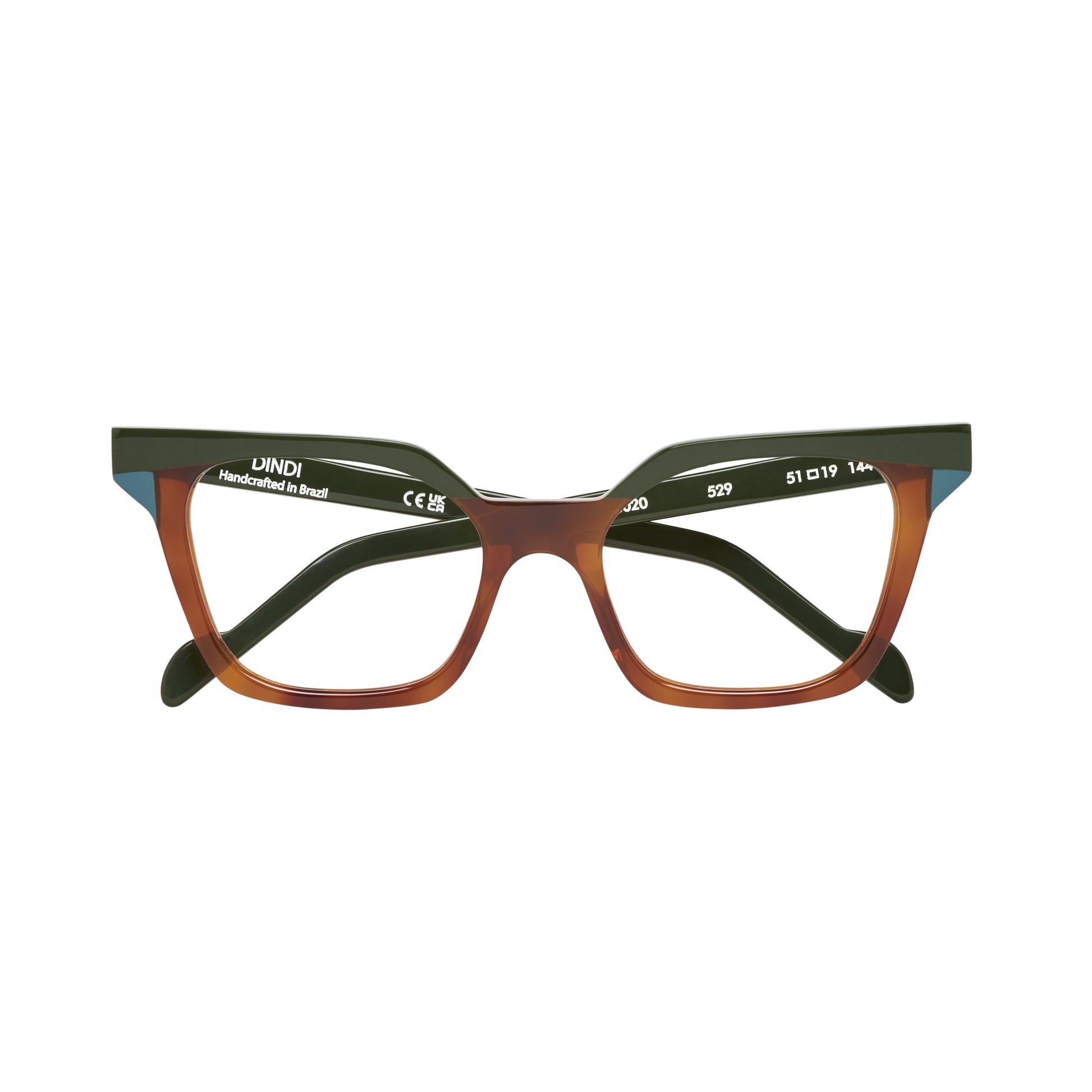 529 - Havana Marrom Claro com Verde Militar