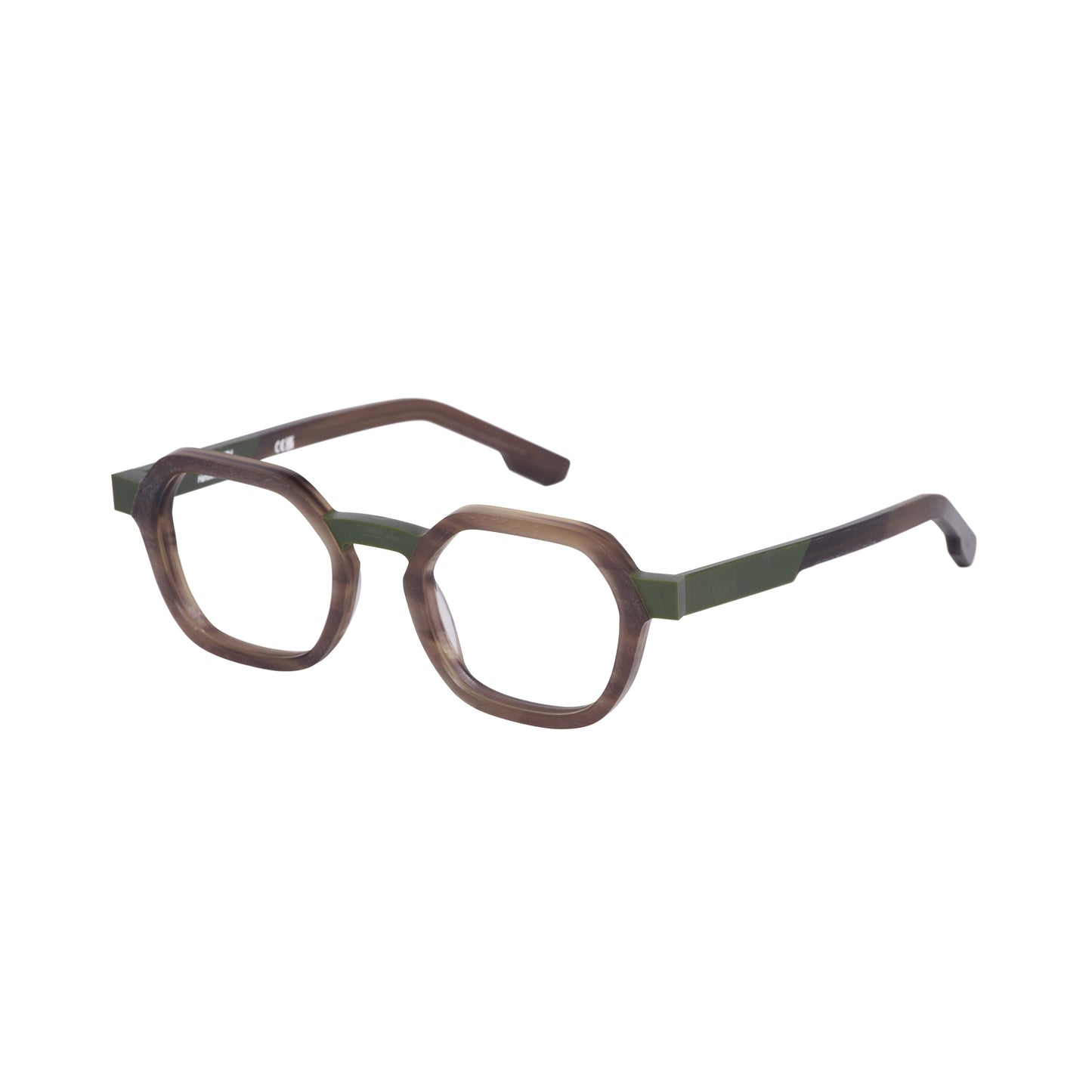 490 - Havana Madeira com Verde Militar