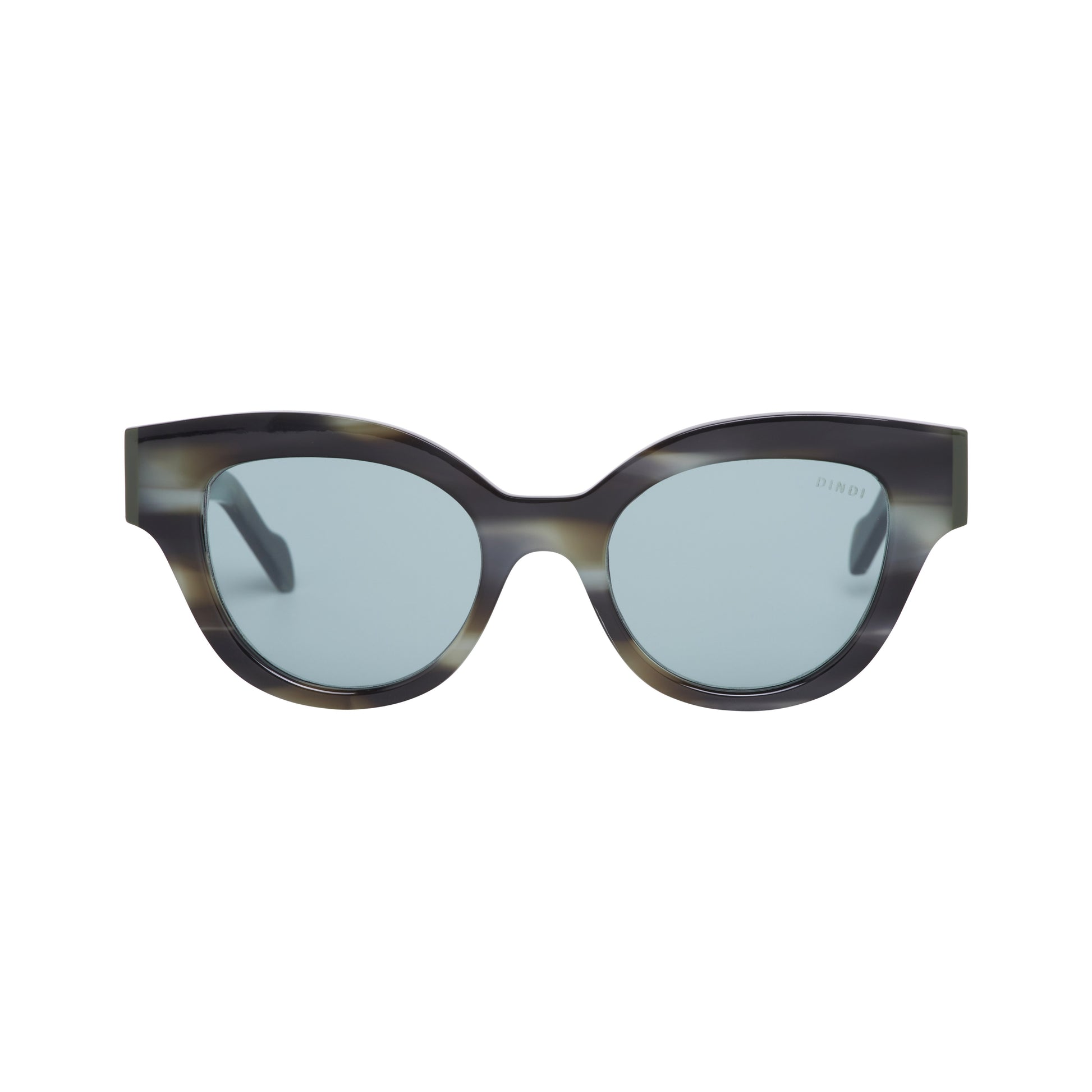 500 - Fantasia Azul Ondas com Verde Militar
