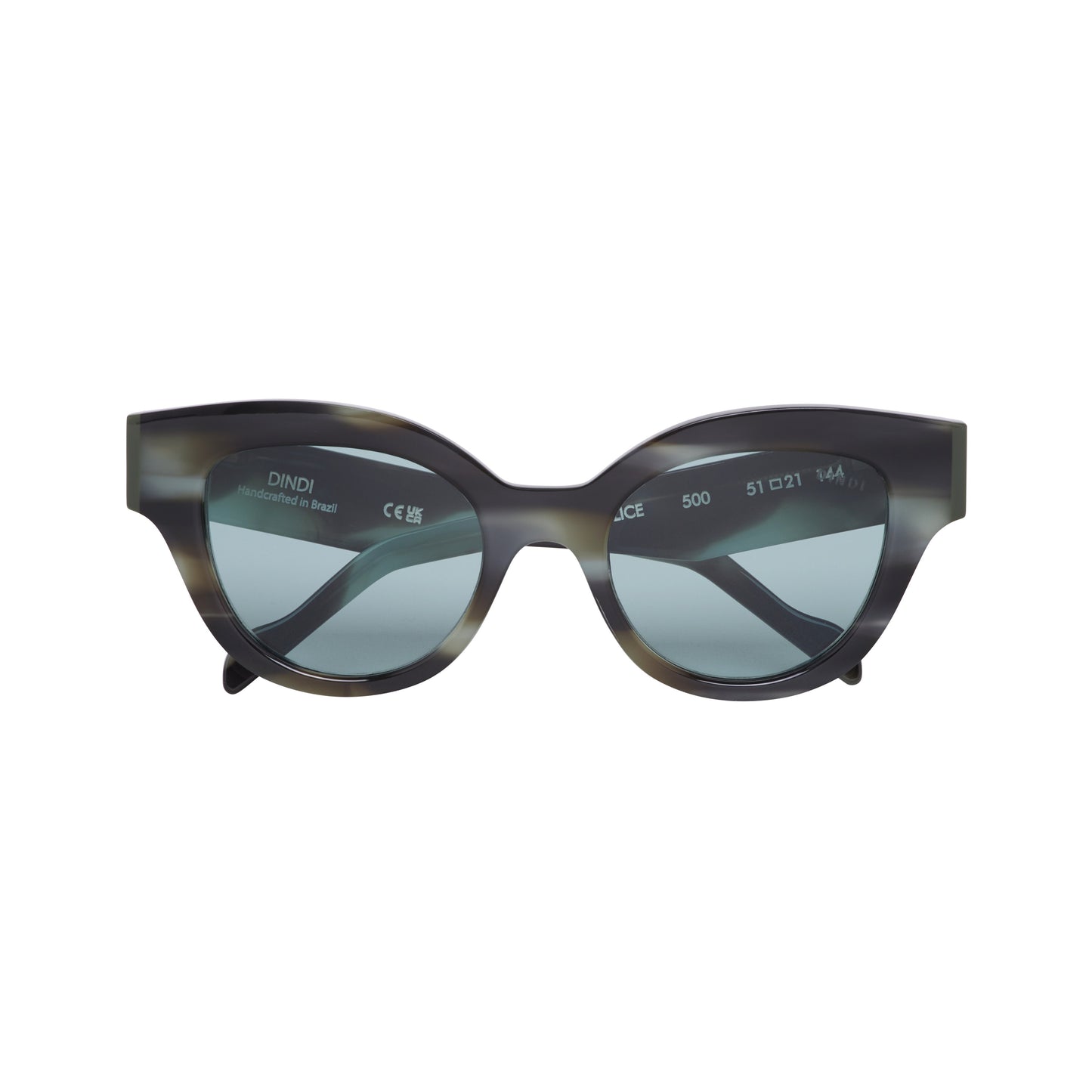 500 - Fantasia Azul Ondas com Verde Militar