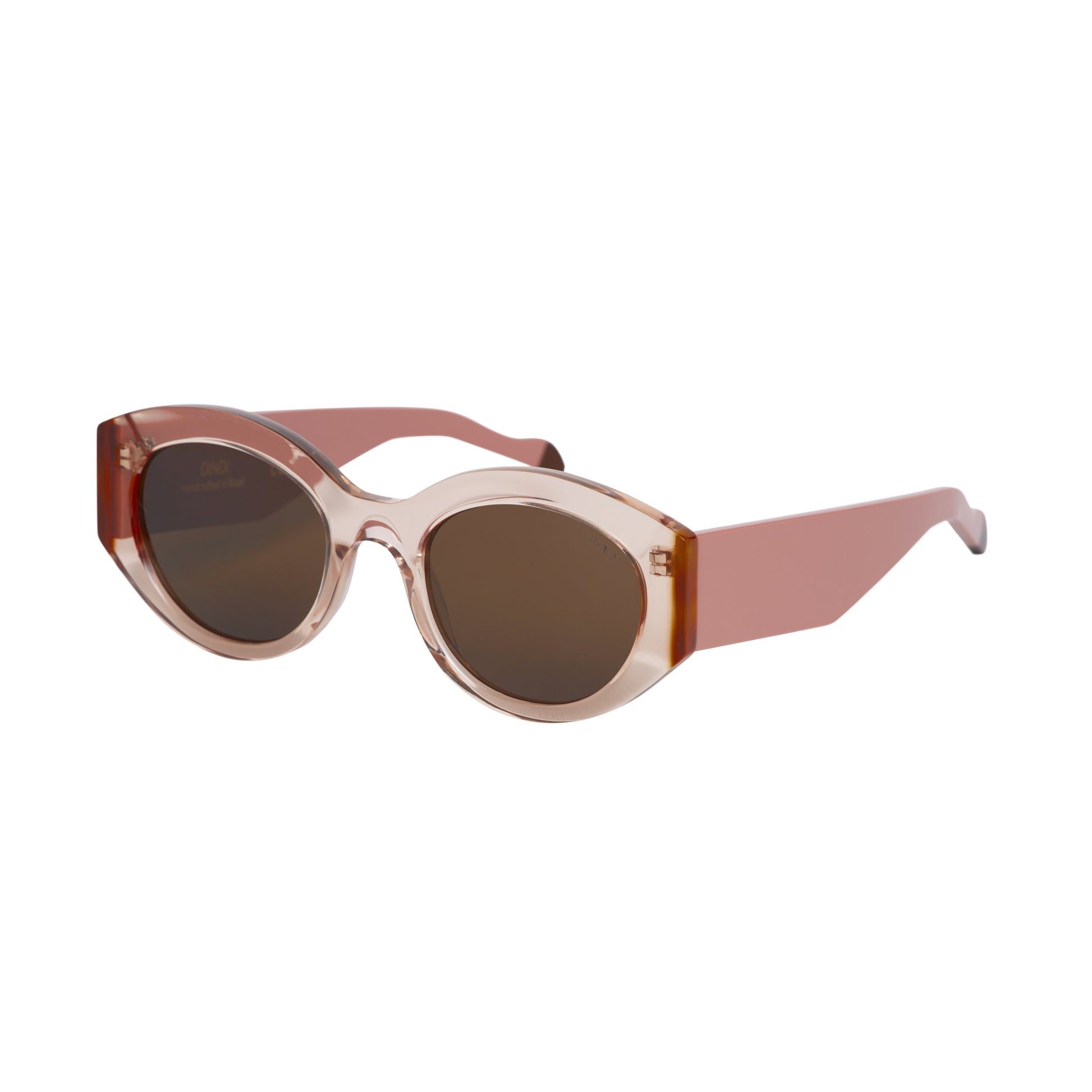 509 - Rosa Champagne com Havana Marrom Claro