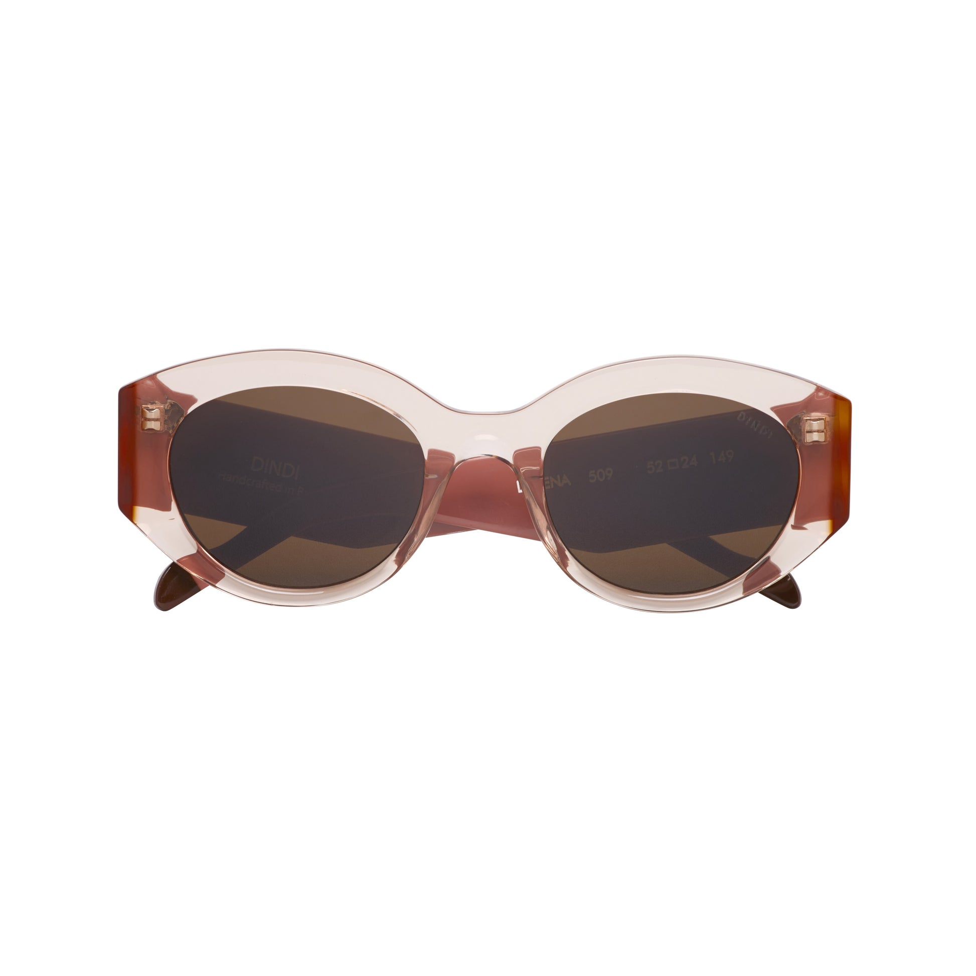 509 - Rosa Champagne com Havana Marrom Claro